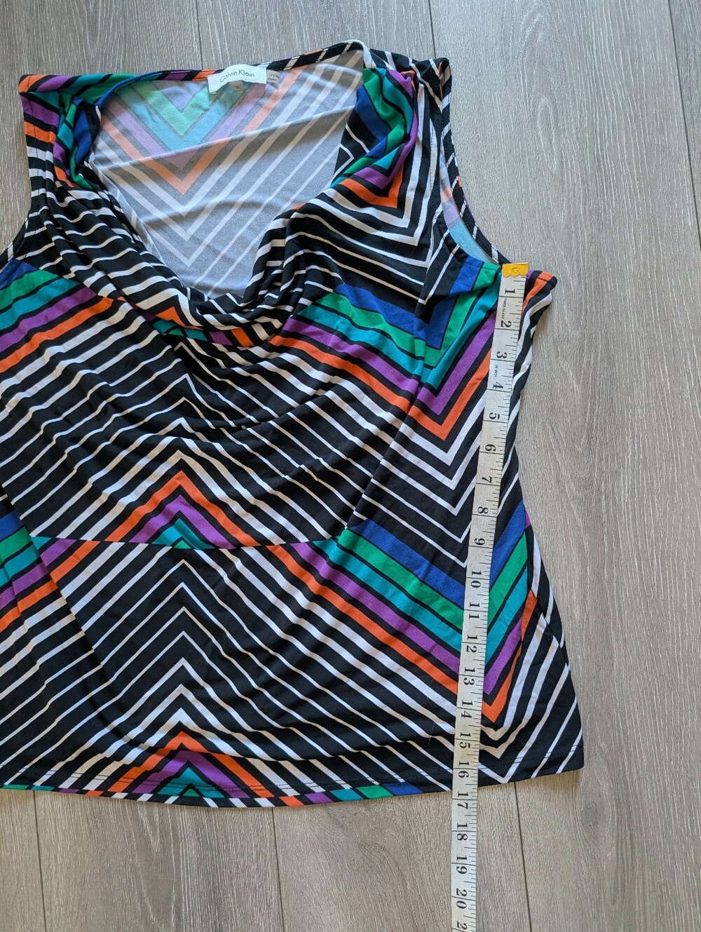 Calvin Klein Sleeveless Top Size XL - Picture 6 of 7